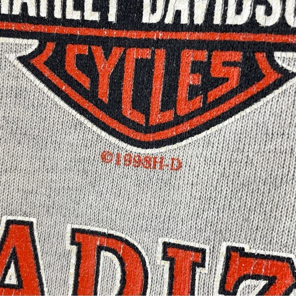 Harley-Davidson 1998 Pheonix buddy stubbs Henley sweatshirt Men's L  9048/b - Picture 8 of 9